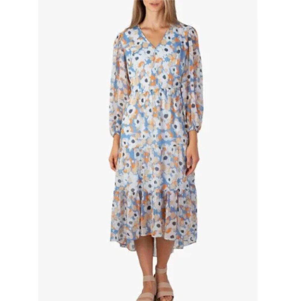 101. Joie Floral Printed Maxi Dress medium